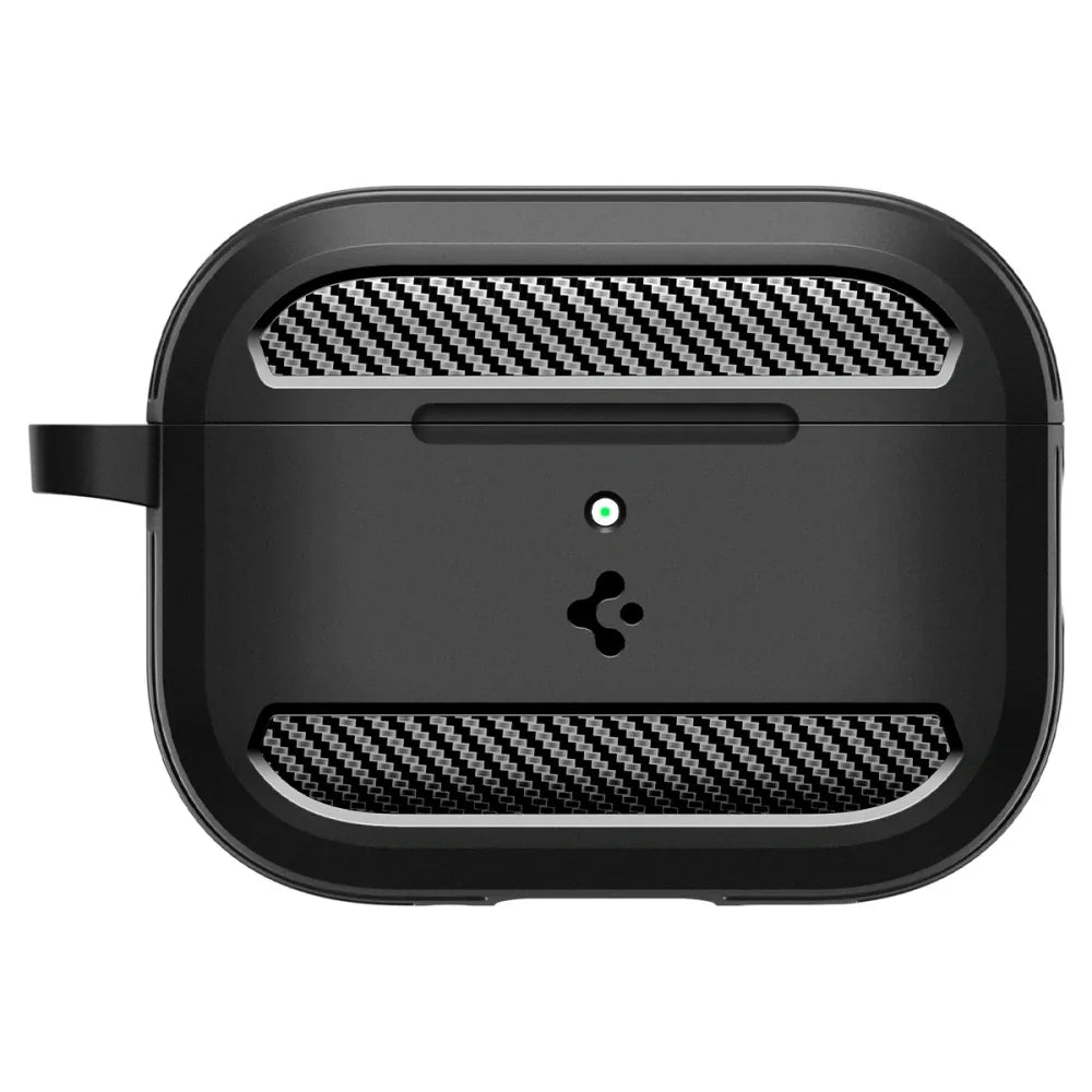 Spigen AirPods Pro 3 Θήκη Σιλικόνης - Rugged Armor - Matte Black - likebrands.gr