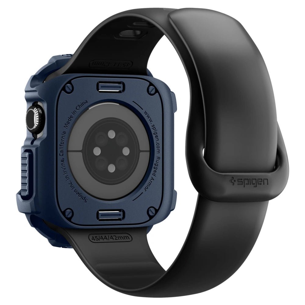 Spigen Θήκη Apple Watch 10/11 - 42mm - Rugged Armor V2 - Navy Blue