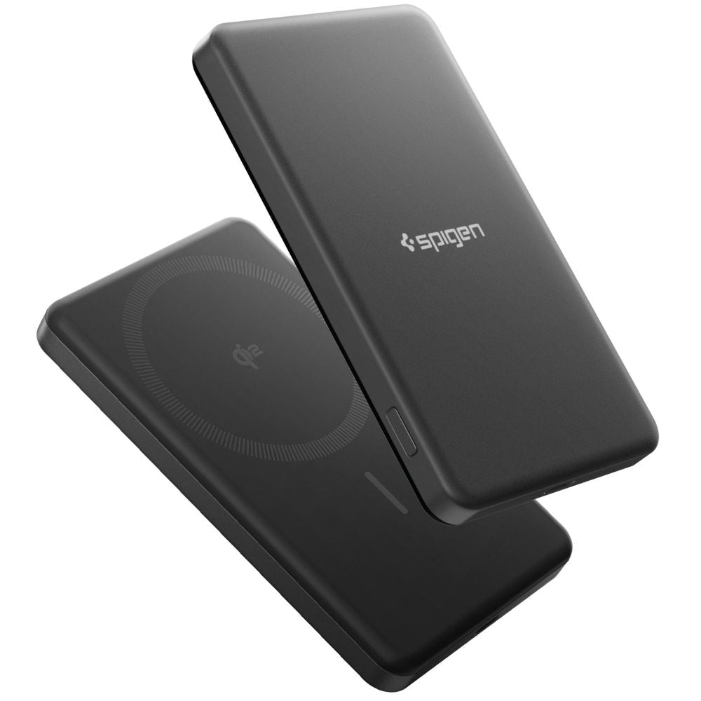 Spigen Ασύρματο MagSafe PowerBank 5000mAh 22.5W QI2 με Θύρα Type - C και Καλώδιο Type - C - Essential EA2205MQ - Black