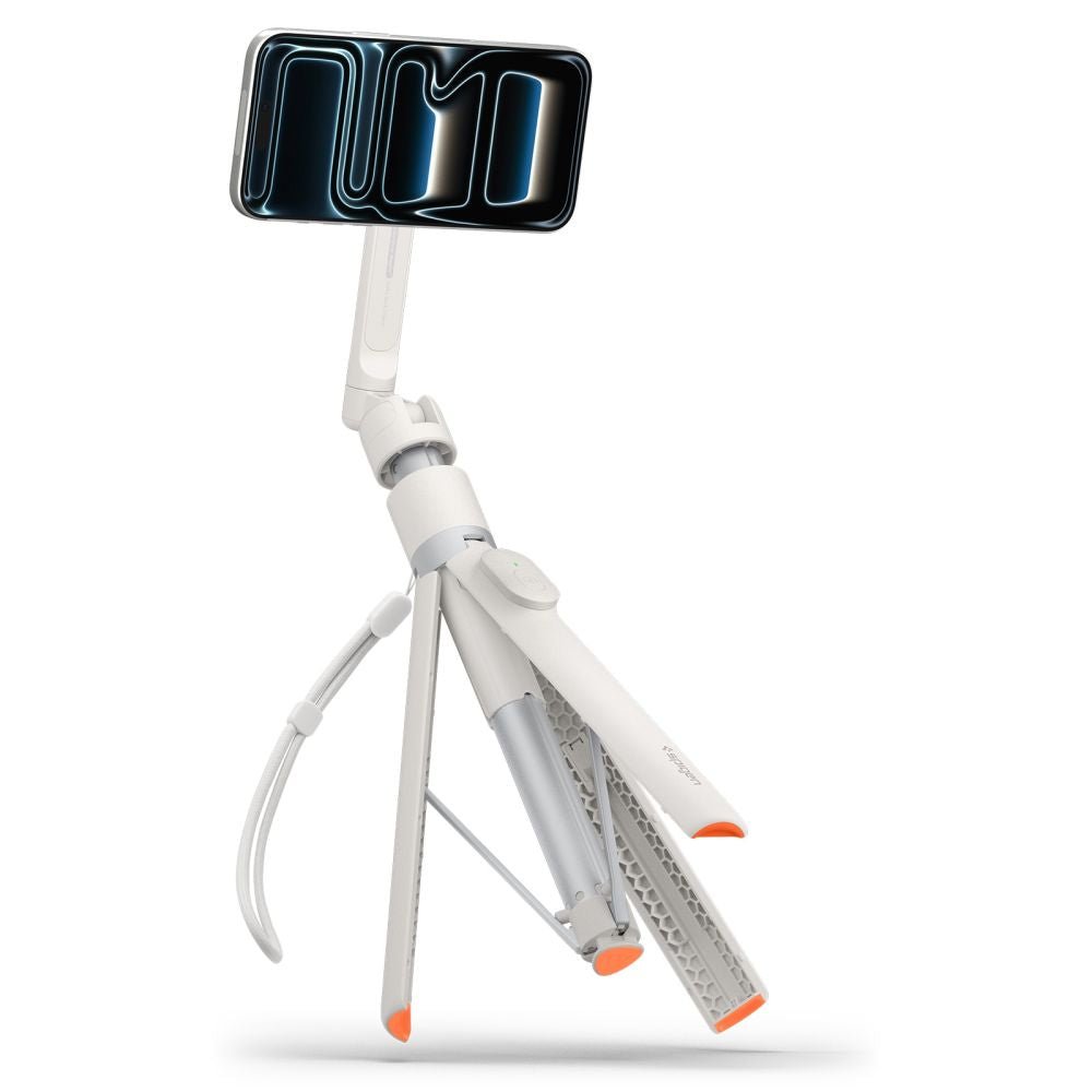 Spigen Ασύρματο MagSafe Selfie Stick με Τρίποδο και Bluetooth Τηλεχειριστήριο - S582W - Dune Beige