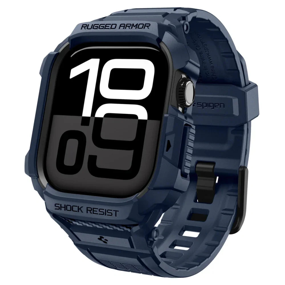 Spigen Λουράκι Apple Watch 10/11 - 42mm - Rugged Armor Pro V2 - Navy Blue - likebrands.gr