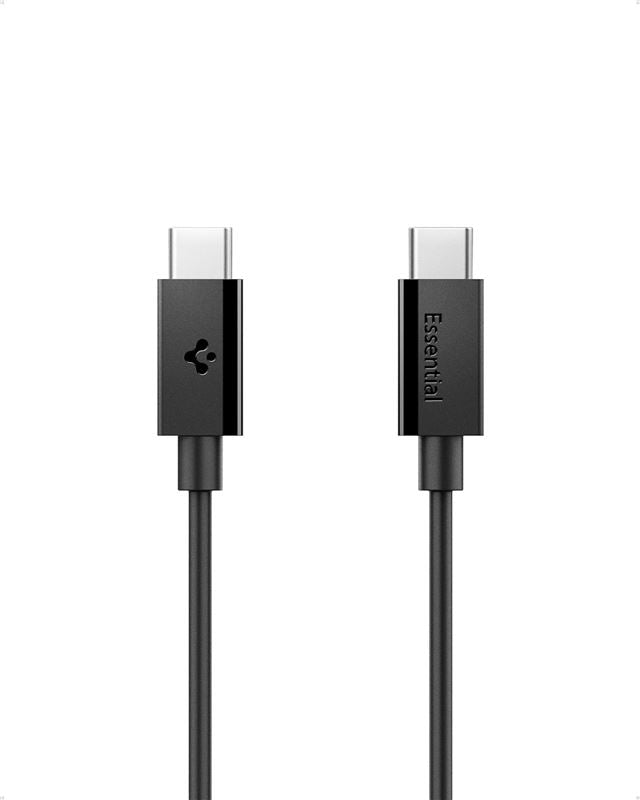 Spigen EB6010CC Essential - Καλώδιο Γρήγορης Φόρτισης 60W Type C to Type C - 100 cm - Black