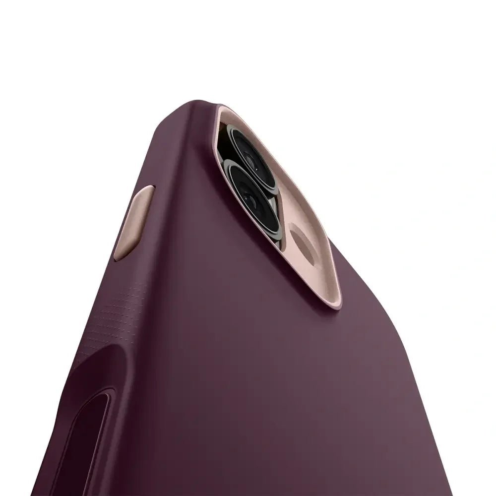 Spigen iPhone 17 - Nano Pop Mag - Θήκη Σιλικόνης με MagSafe - Burgundy Bean