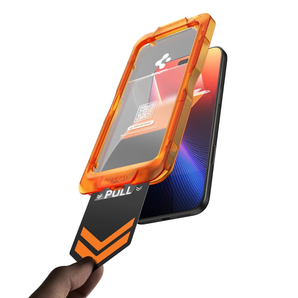 Spigen iPhone 17 Pro Max - Alm Glas.Tr Slim - Αντιχαρακτικό Γυαλί Οθόνης 9H - 3 Τεμάχια - Clear