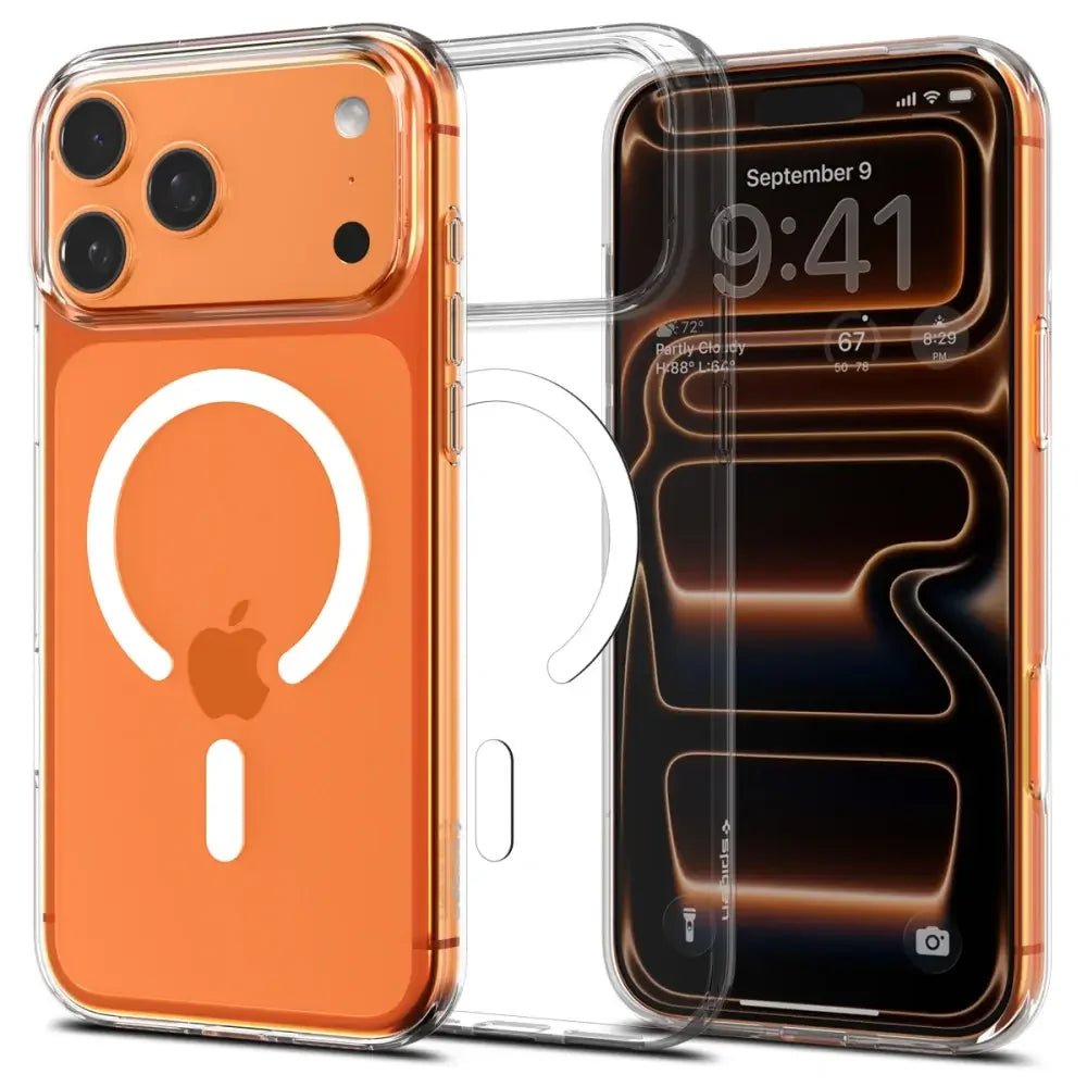 Spigen iPhone 17 Pro Max - Liquid Crystal Mag - Θήκη Σιλικόνης με MagSafe - Clear / White