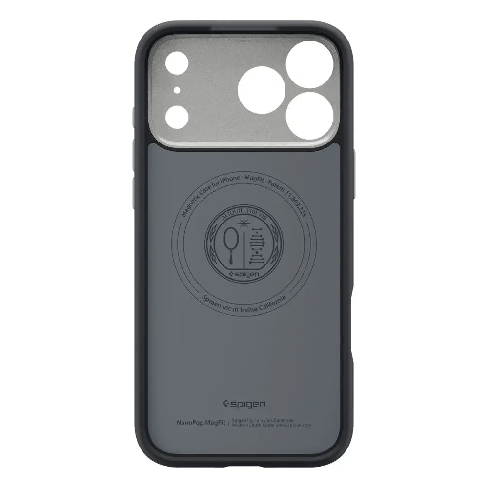 Spigen iPhone 17 Pro Max - Nano Pop Mag - Θήκη Σιλικόνης με MagSafe - Black Sesame