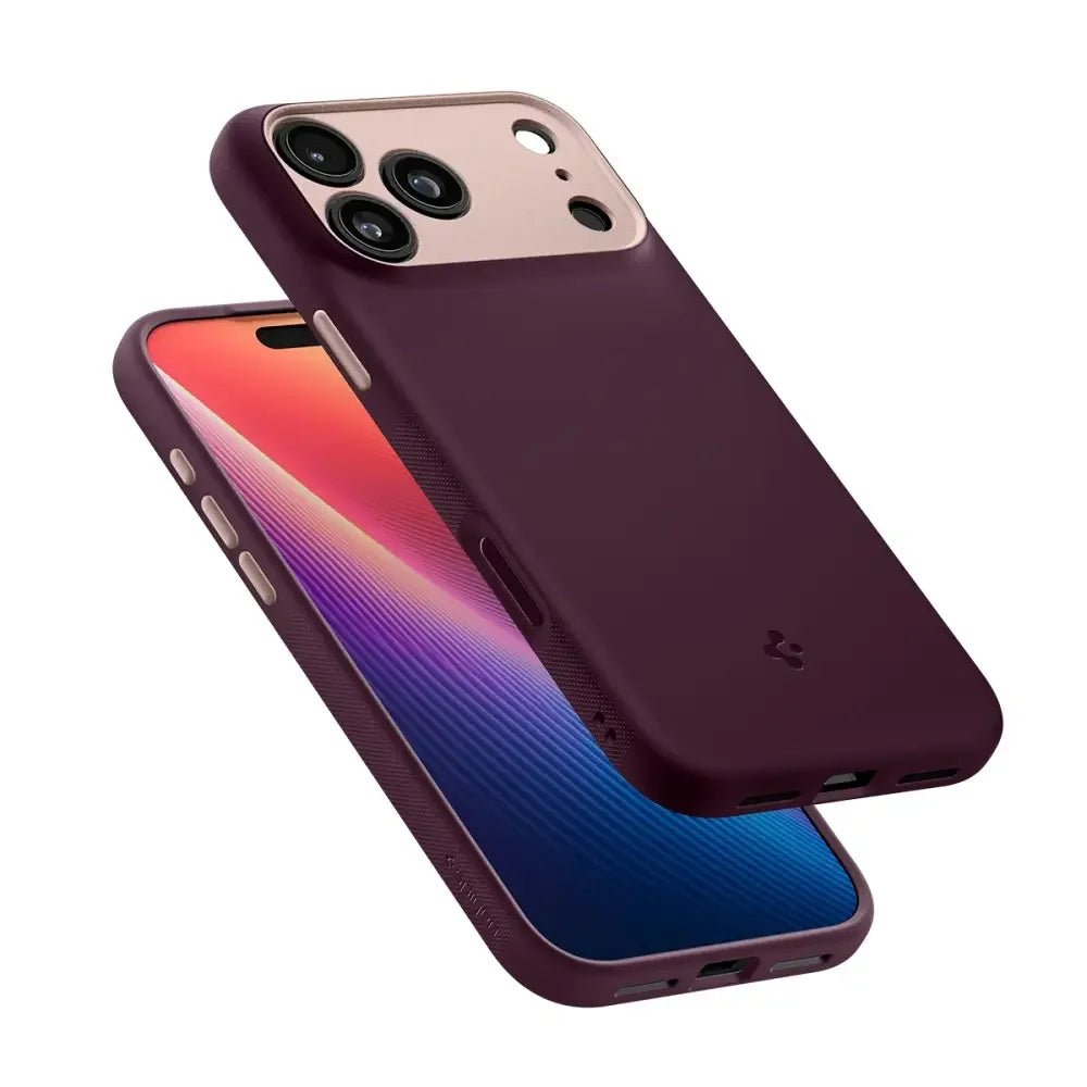 Spigen iPhone 17 Pro Max - Nano Pop Mag - Θήκη Σιλικόνης με MagSafe - Burgundy Bean