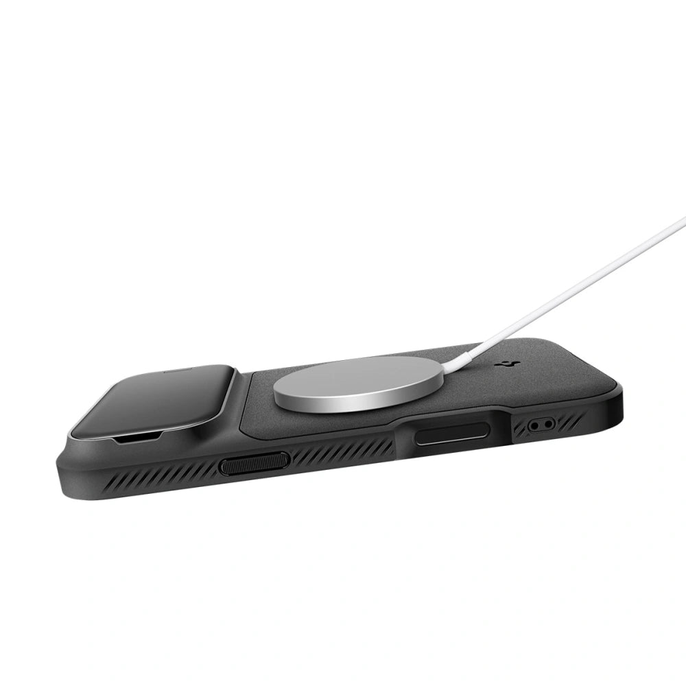 Spigen iPhone 17 Pro Max - Optik Armor Mag - Θήκη Σιλικόνης με Κάλυμμα για την Κάμερα και MagSafe - Black