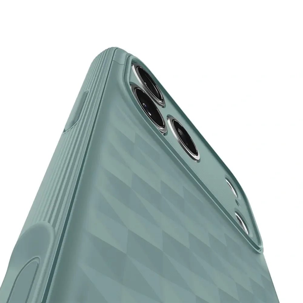Spigen iPhone 17 Pro Max - Parallax S Mag - Θήκη Σιλικόνης με Σκληρό Πλαίσιο και MagSafe - Sage Green