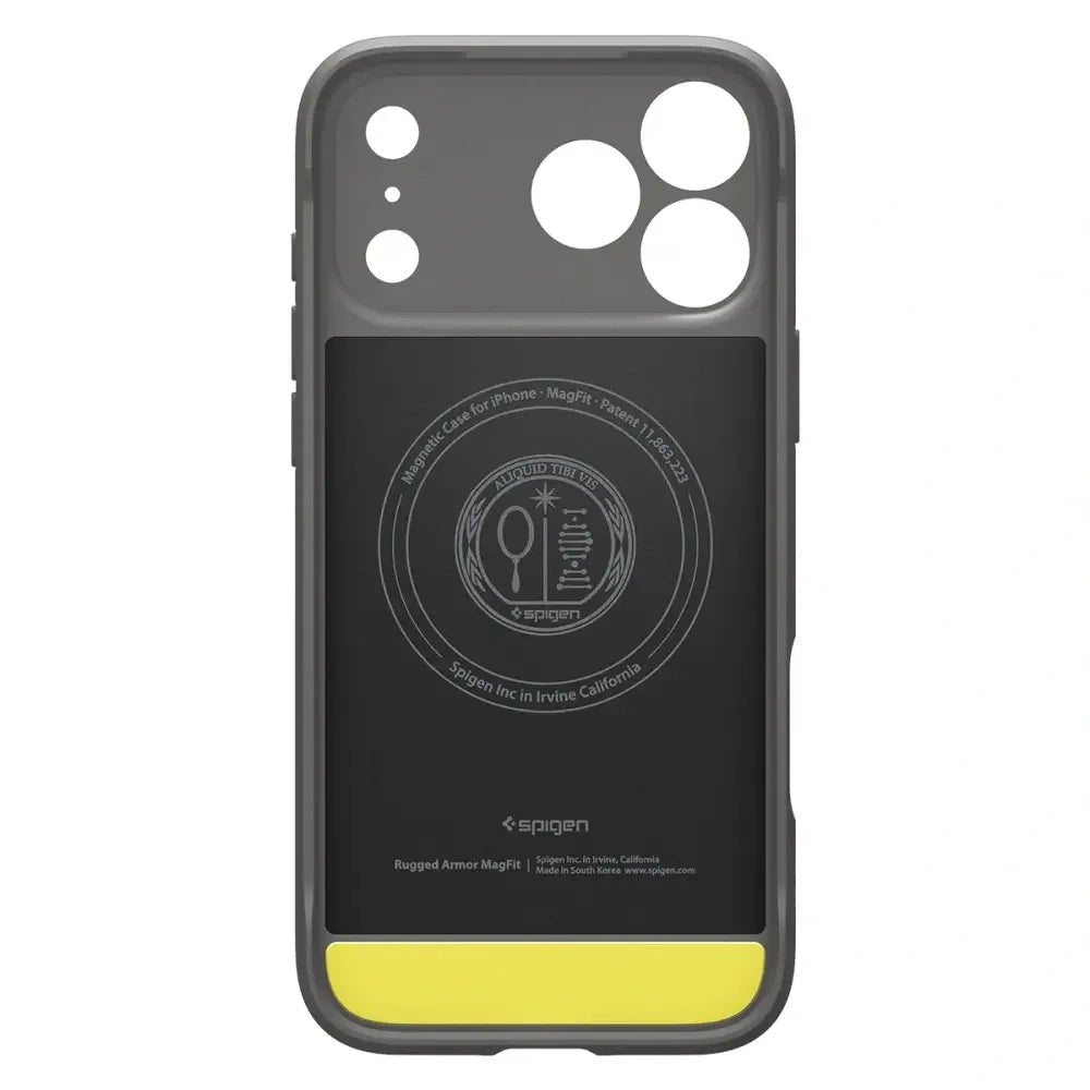 Spigen iPhone 17 Pro Max - Rugged Armor Mag - Θήκη TPU με MagSafe - Grey