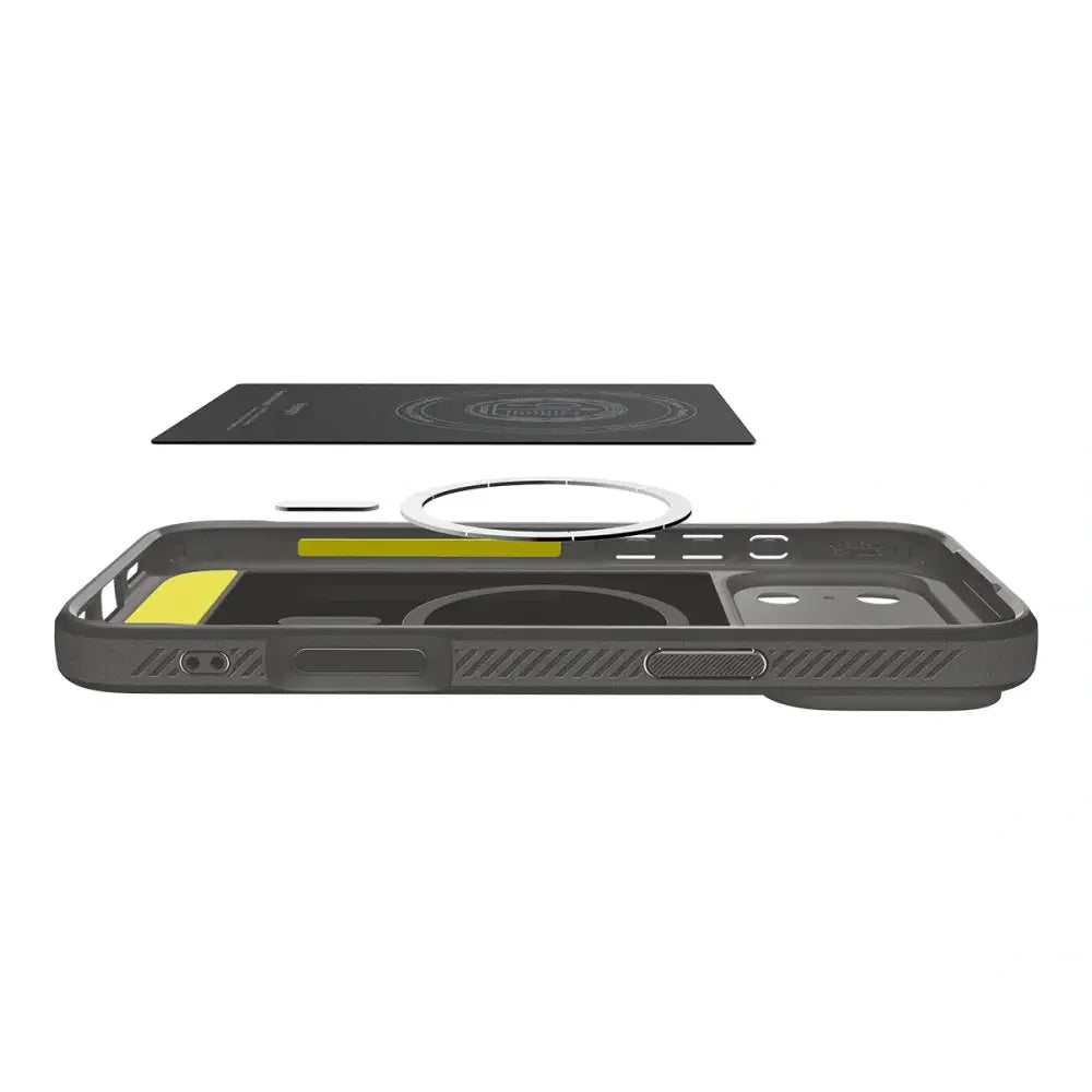 Spigen iPhone 17 Pro Max - Rugged Armor Mag - Θήκη TPU με MagSafe - Grey