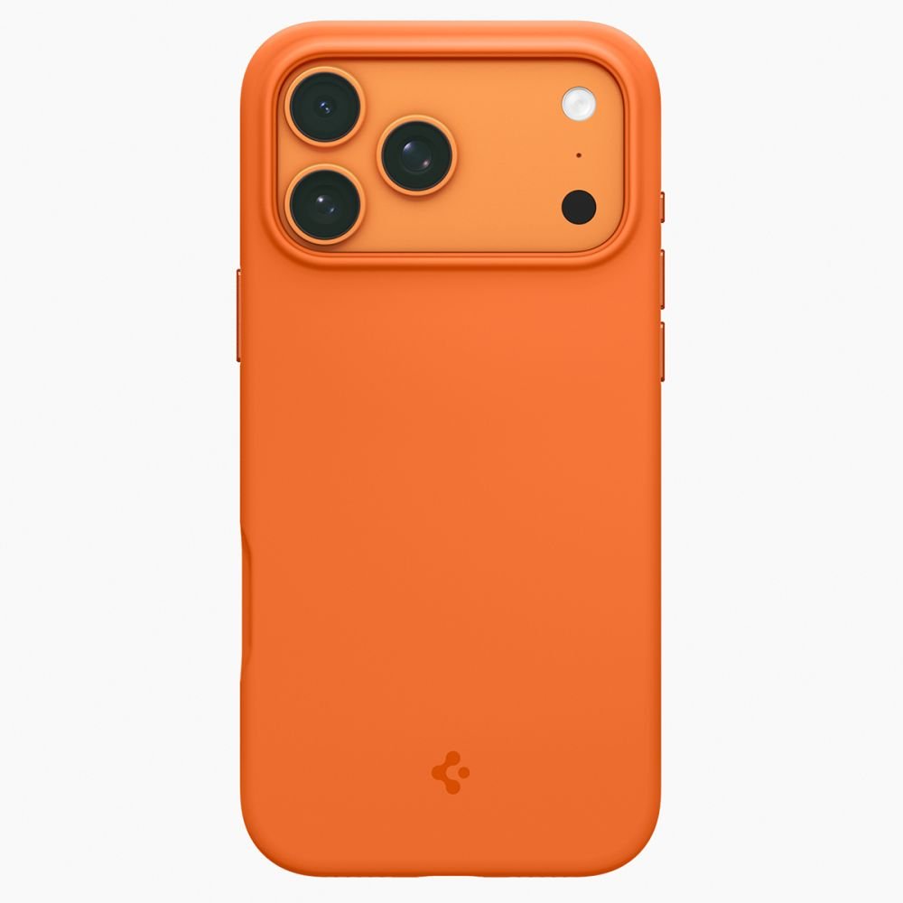 Spigen iPhone 17 Pro Max - Θήκη Σιλικόνης με MagSafe - Silicone Fit Mag - Cosmic Orange