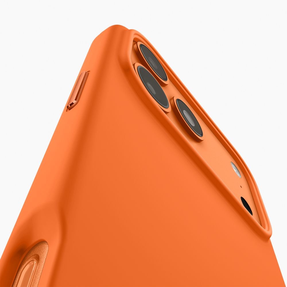 Spigen iPhone 17 Pro Max - Θήκη Σιλικόνης με MagSafe - Silicone Fit Mag - Cosmic Orange