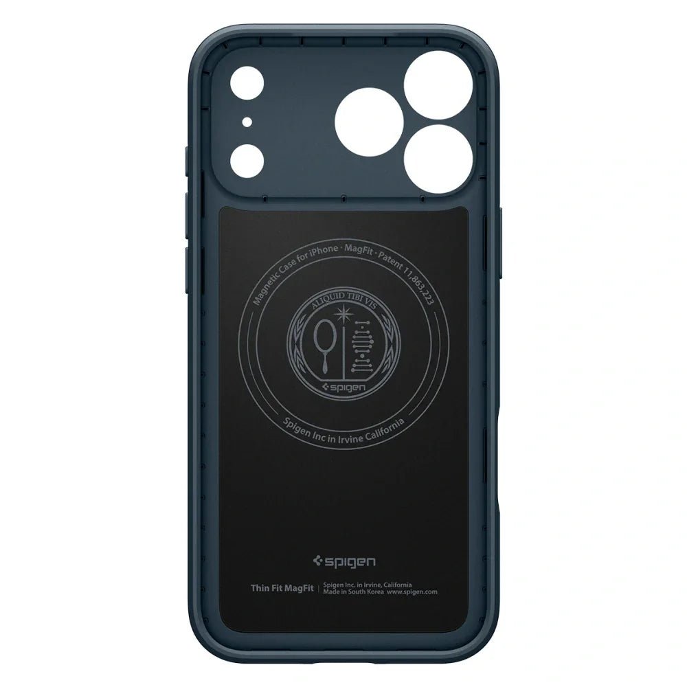 Spigen iPhone 17 Pro Max - Thin Fit Mag - Σκληρή Θήκη με MagSafe - Metal Slate