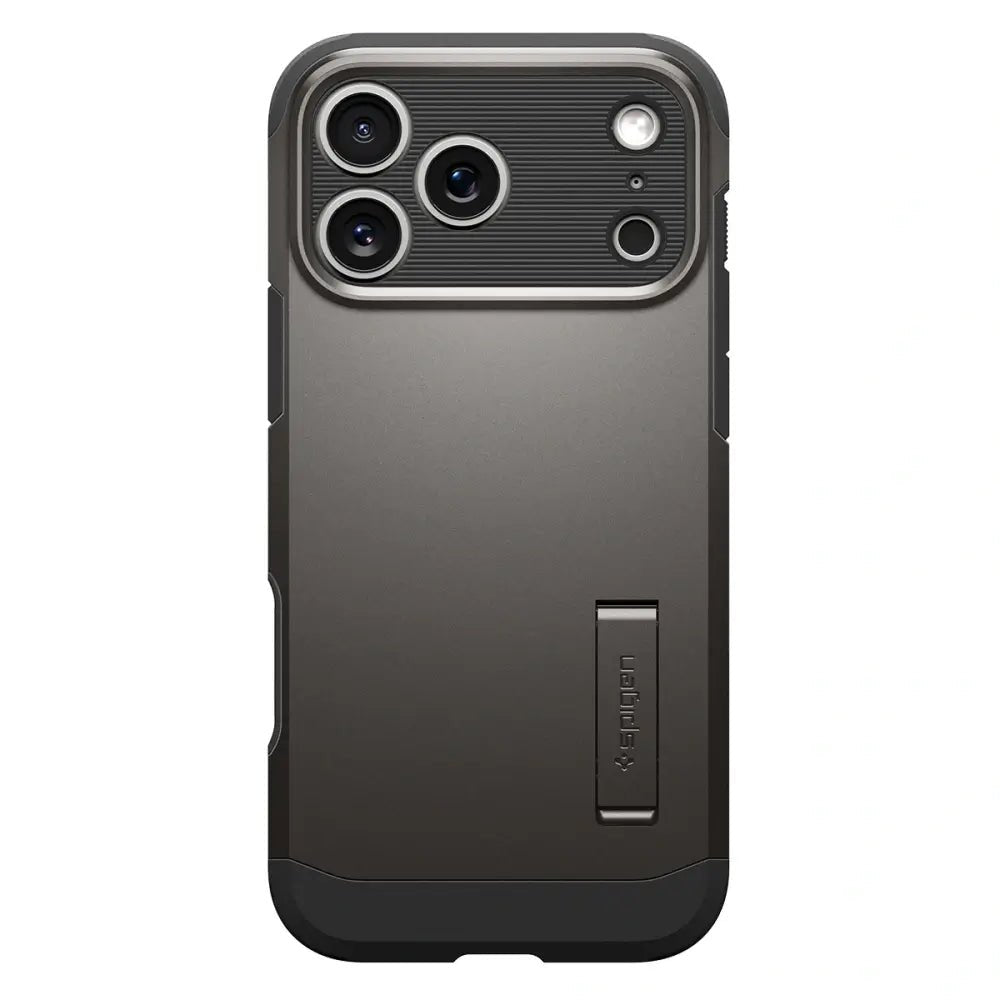 Spigen iPhone 17 Pro Max - Tough Armor T Mag - MagSafe Σκληρή Θήκη με Πλαίσιο Σιλικόνης και Σταντ - Gunmetal