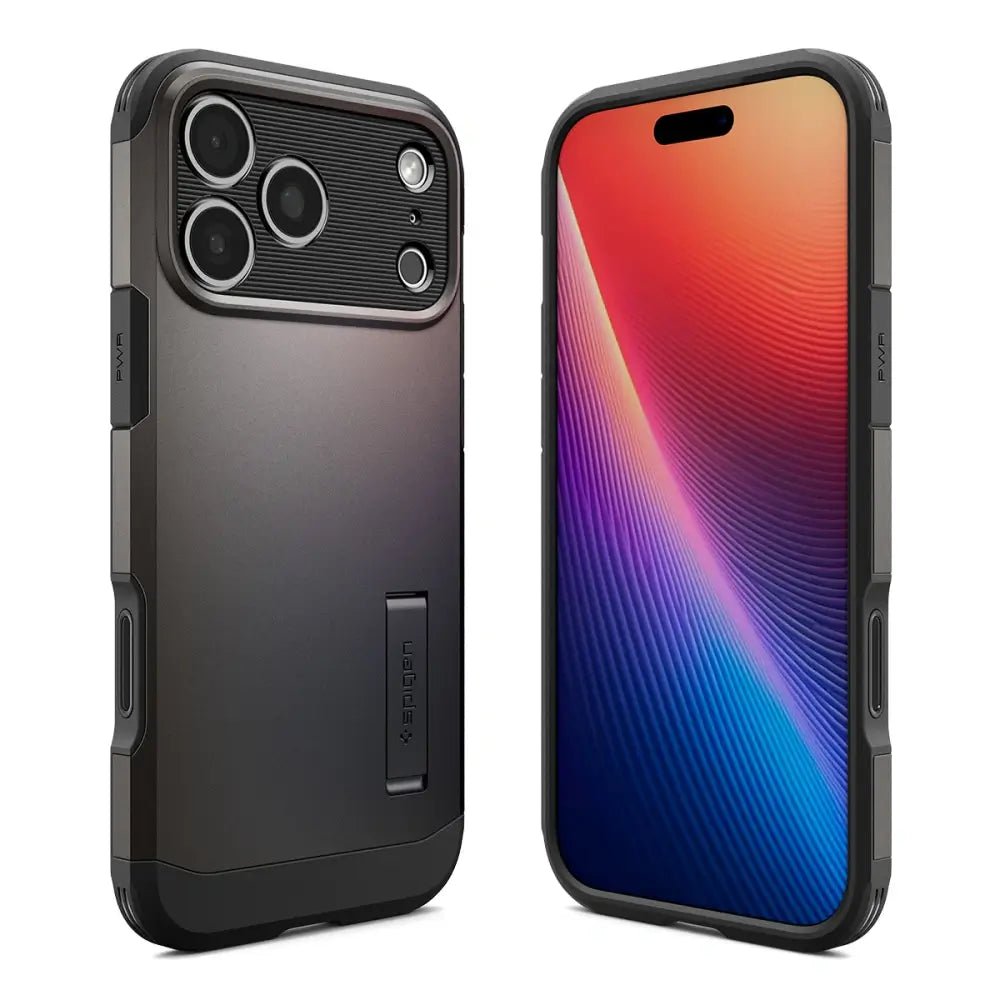 Spigen iPhone 17 Pro Max - Tough Armor T Mag - MagSafe Σκληρή Θήκη με Πλαίσιο Σιλικόνης και Σταντ - Gunmetal