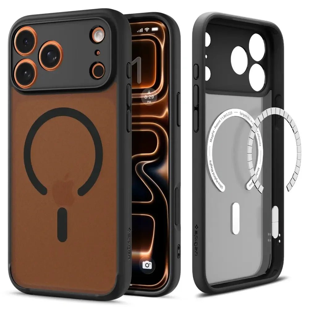 Spigen iPhone 17 Pro Max - Ultra Hybrid Mag - Σκληρή Θήκη με Πλαίσιο Σιλικόνης Και MagSafe - Frost Black