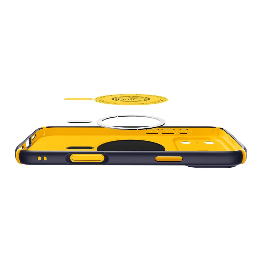 Spigen iPhone 17 Pro - Nano Pop Hybrid Mag - Σκληρή Θήκη με Πλαίσιο Σιλικόνης - Blueberry Navy