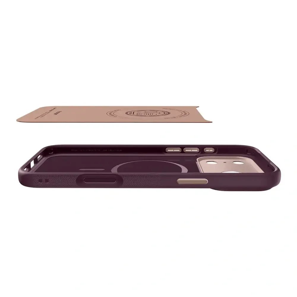 Spigen iPhone 17 Pro - Nano Pop Mag - Θήκη Σιλικόνης με MagSafe - Burgundy Bean