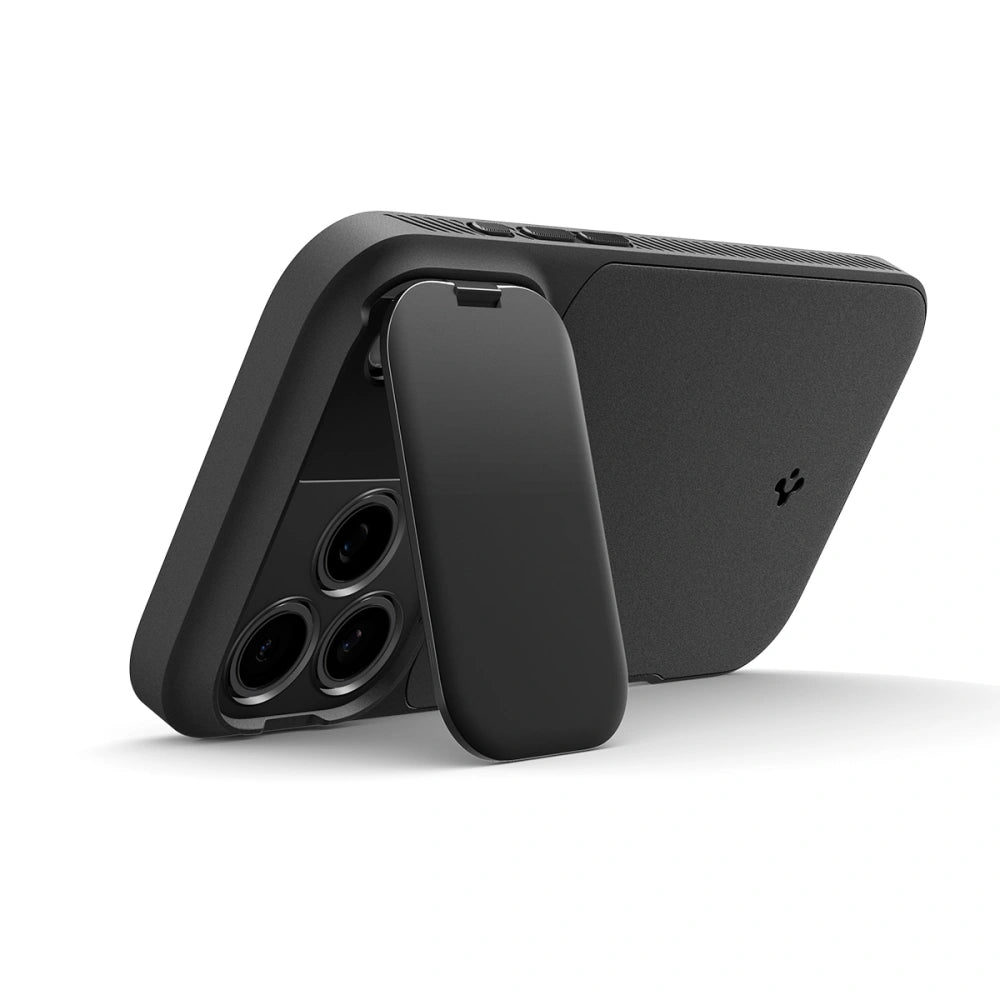 Spigen iPhone 17 Pro - Optik Armor Mag - Θήκη Σιλικόνης με Κάλυμμα για την Κάμερα και MagSafe - Black