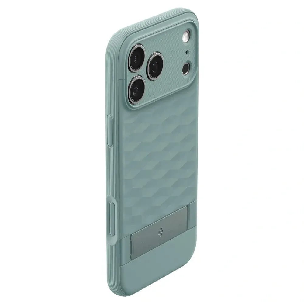 Spigen iPhone 17 Pro - Parallax S Mag - Θήκη Σιλικόνης με Σκληρό Πλαίσιο και MagSafe - Sage Green