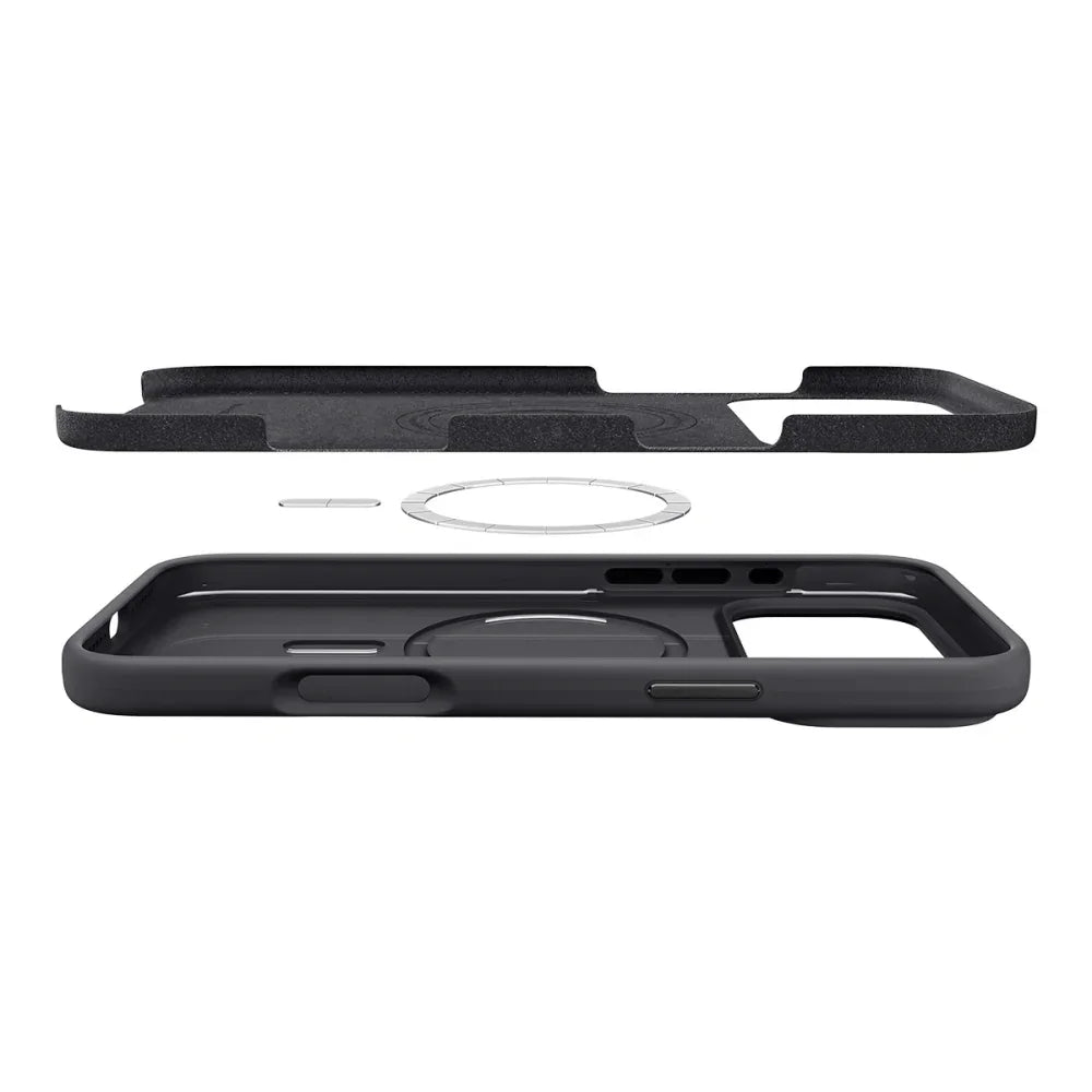 Spigen iPhone 17 Pro - Silicone Fit Mag - Θήκη Σιλικόνης με MagSafe - Black