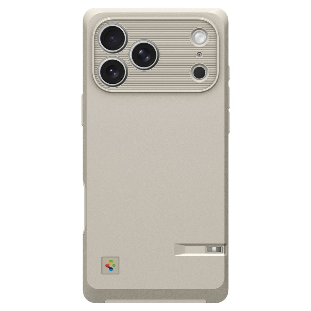 Spigen iPhone 17 Pro - Σκληρή Θήκη με Πλαίσιο Σιλικόνης και MagSafe - Classic LS - Stone