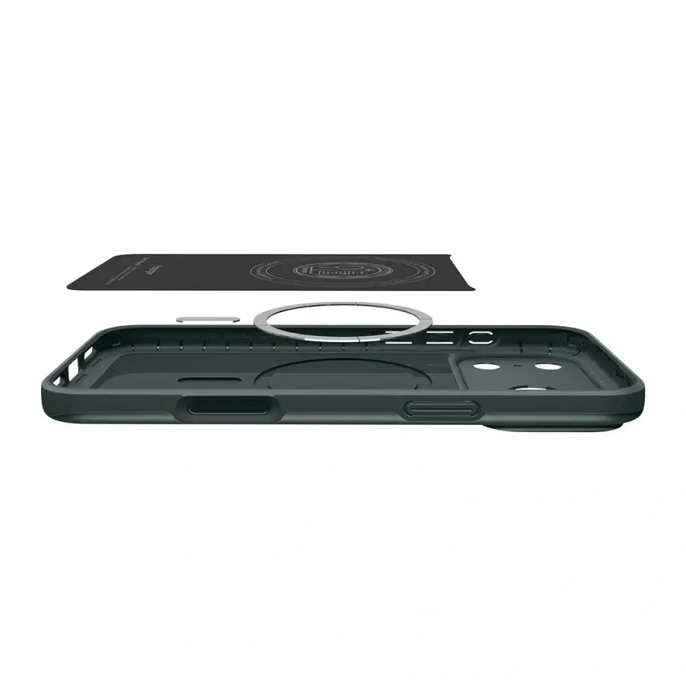 Spigen iPhone 17 Pro - Thin Fit Mag - Σκληρή Θήκη με MagSafe - Abyss Green
