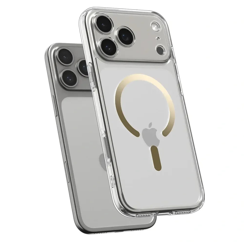 Spigen iPhone 17 Pro - Ultra Hybrid Mag - Σκληρή Θήκη με Πλαίσιο Σιλικόνης Και MagSafe - Clear / Gold