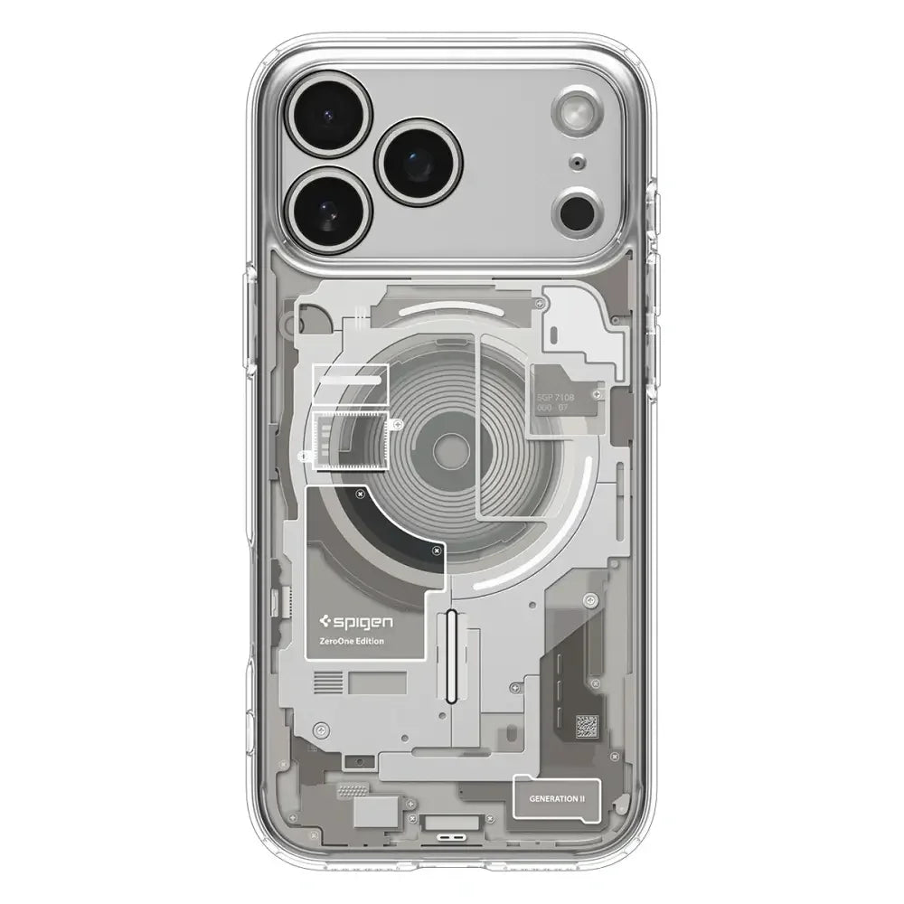 Spigen iPhone 17 Pro - Ultra Hybrid Mag - Σκληρή Θήκη με Πλαίσιο Σιλικόνης Και MagSafe - Zero One Natural Titanium