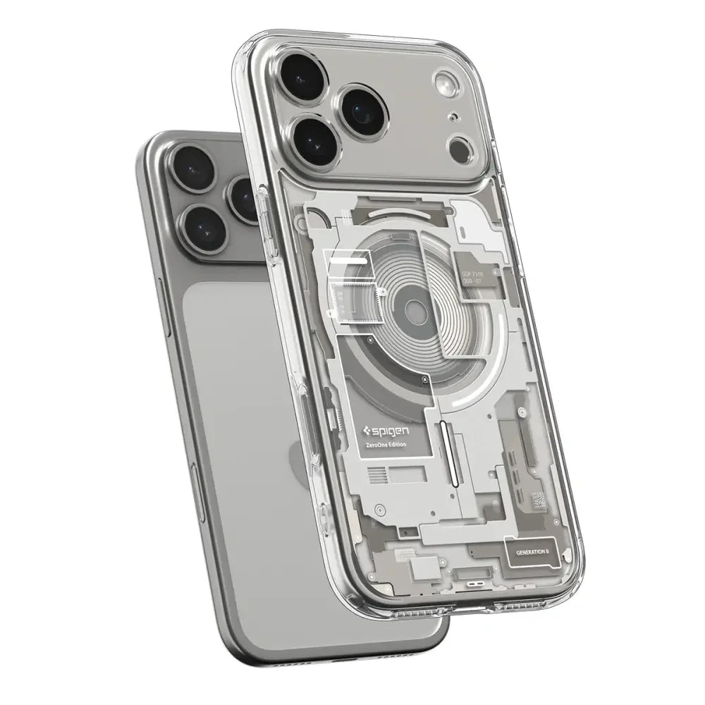 Spigen iPhone 17 Pro - Ultra Hybrid Mag - Σκληρή Θήκη με Πλαίσιο Σιλικόνης Και MagSafe - Zero One Natural Titanium