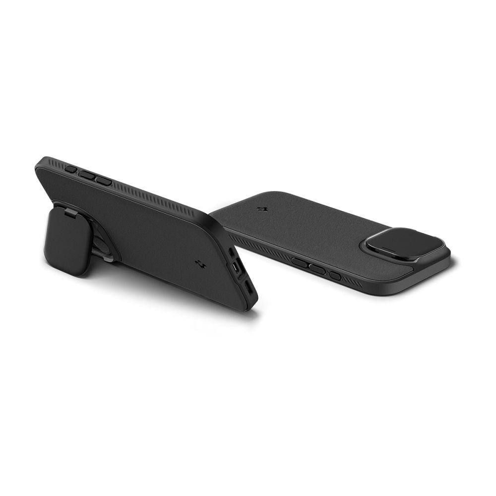 Spigen iPhone 17 - Θήκη Σιλικόνης με Κάλυμμα για την Κάμερα και MagSafe - Optik Armor Mag - Black