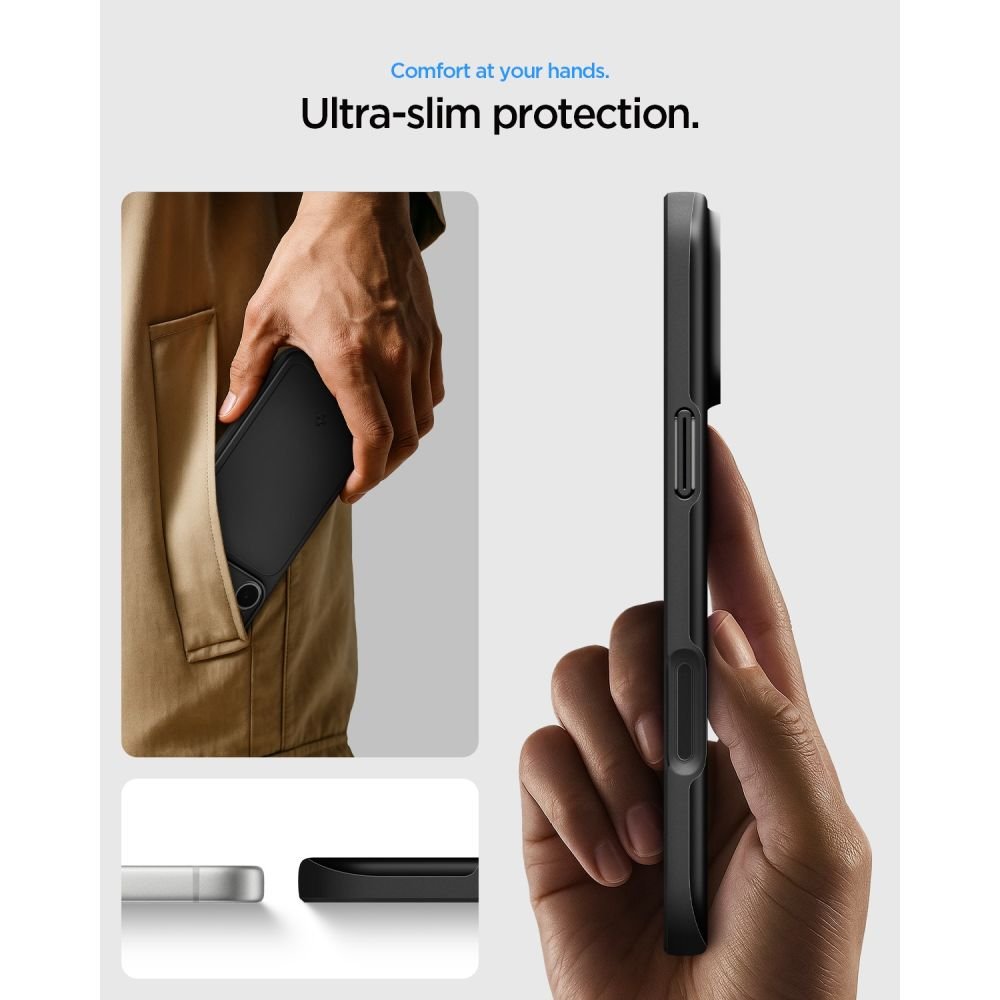 Spigen iPhone 18 Pro / iPhone 17 Pro - Σκληρή Θήκη με MagSafe - Thin Fit Mag - Black