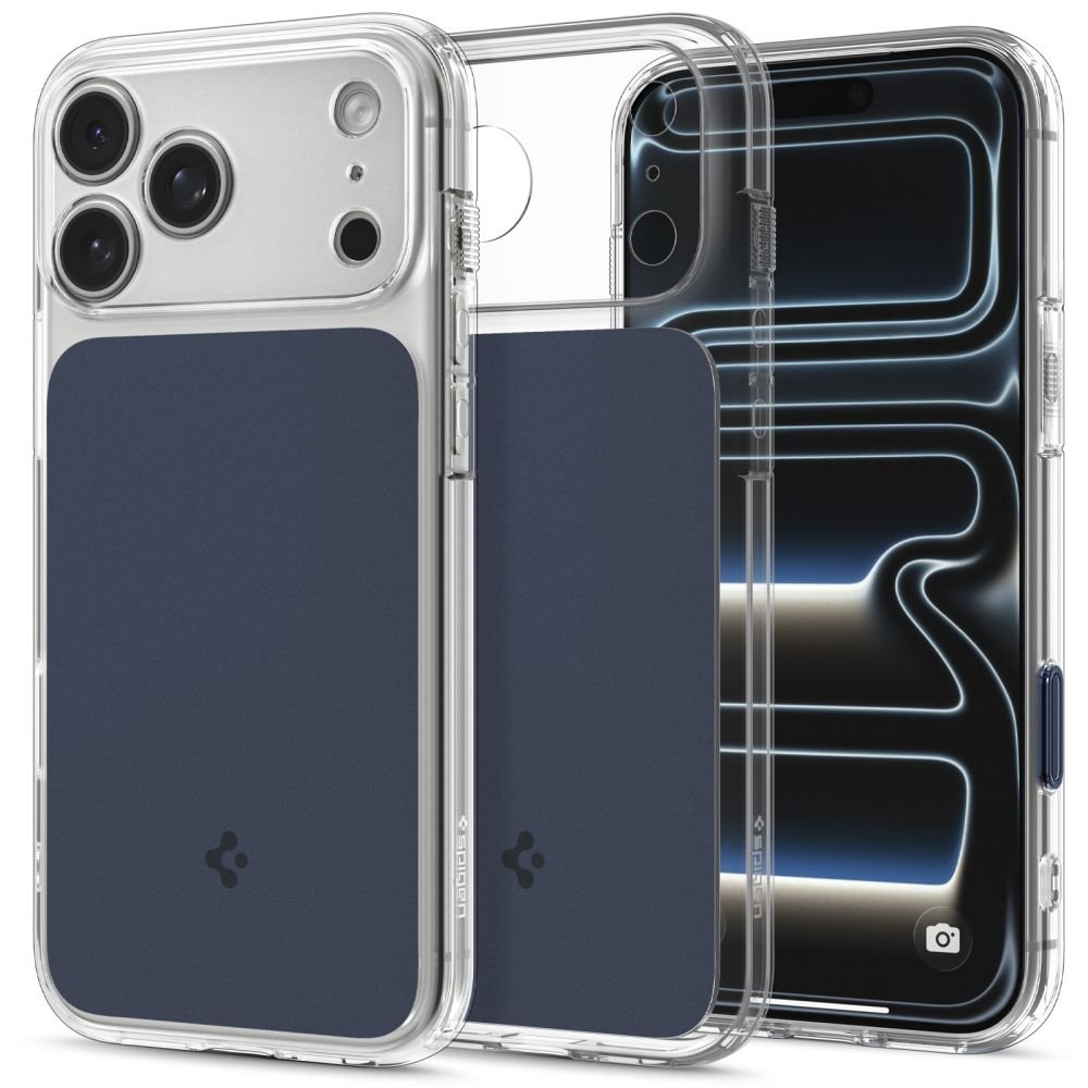 Spigen iPhone 18 Pro / iPhone 17 Pro - Σκληρή Θήκη με Πλαίσιο Σιλικόνης και MagSafe - Ultra Hybrid T Mag - Matte Blue