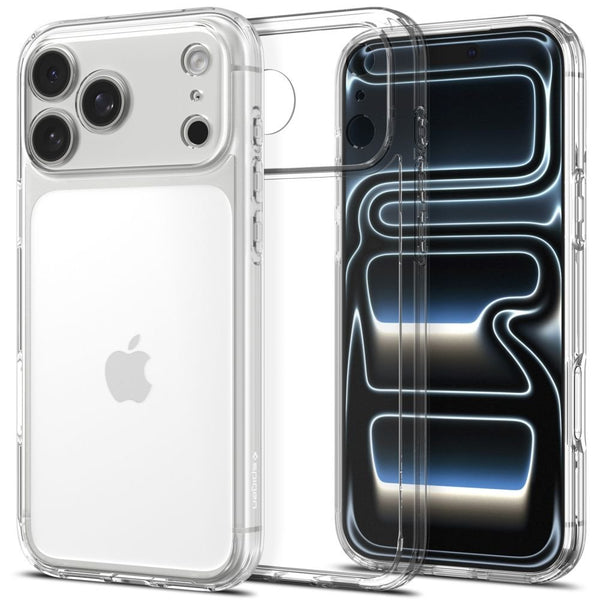 Spigen iPhone 18 Pro / iPhone 17 Pro - Σκληρή Θήκη με Πλαίσιο Σιλικόνης - Ultra Hybrid - Crystal Clear