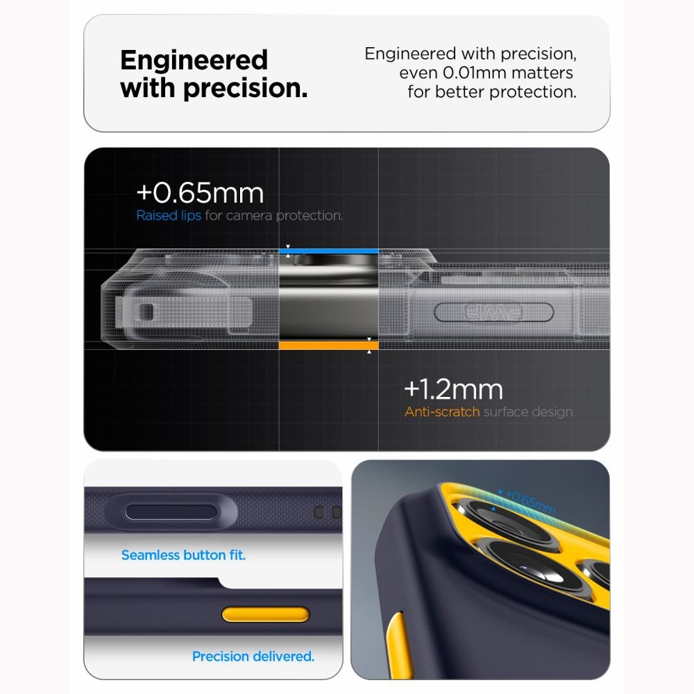 Spigen iPhone 18 Pro / iPhone 17 Pro - Θήκη Σιλικόνης με MagSafe - Nano Pop Mag - Blueberry Navy