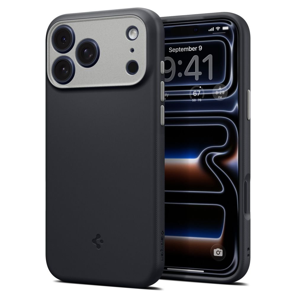 Spigen iPhone 18 Pro Max / iPhone 17 Pro Max - Θήκη Σιλικόνης με MagSafe - Nano Pop Mag - Black Sesame
