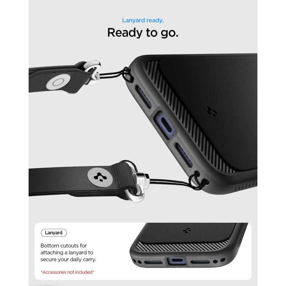 Spigen iPhone 18 Pro Max / iPhone 17 Pro Max - Θήκη TPU με MagSafe - Rugged Armor Mag - Matte Black