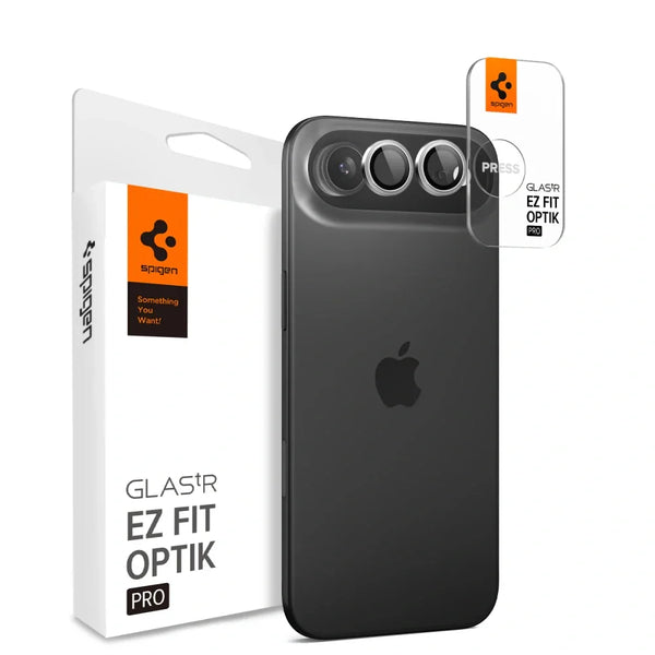 Spigen iPhone Air - Optik Pro Glas.TR EZ Fit - Αντιχαρακτικό Γυαλί για την Κάμερα - 2 Τεμάχια - Silver - likebrands.gr