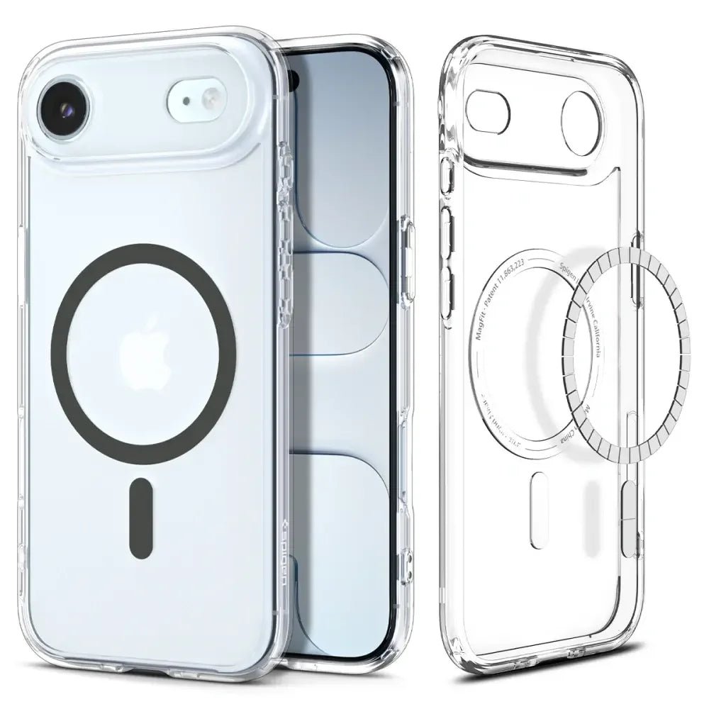 Spigen iPhone Air - Ultra Hybrid Mag - Σκληρή Θήκη με Πλαίσιο Σιλικόνης Και MagSafe - Clear / Graphite