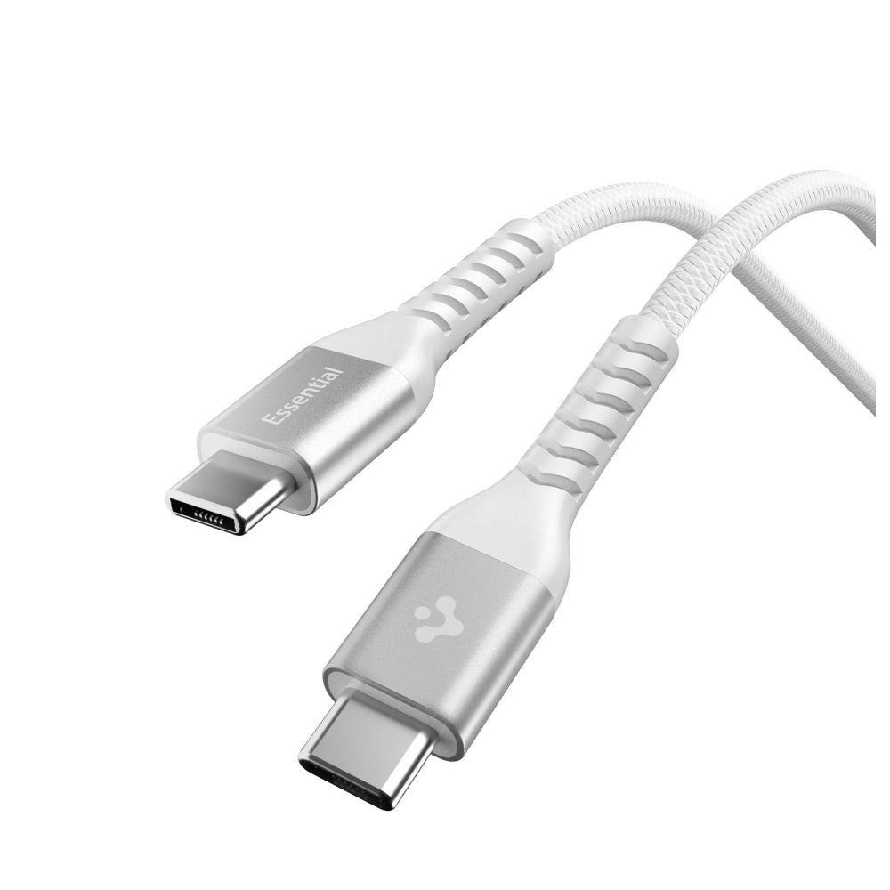 Spigen Καλώδιο Γρήγορης Φόρτισης 100W Type - C to Type - C - Essential EB10010CCA - 100 cm - White