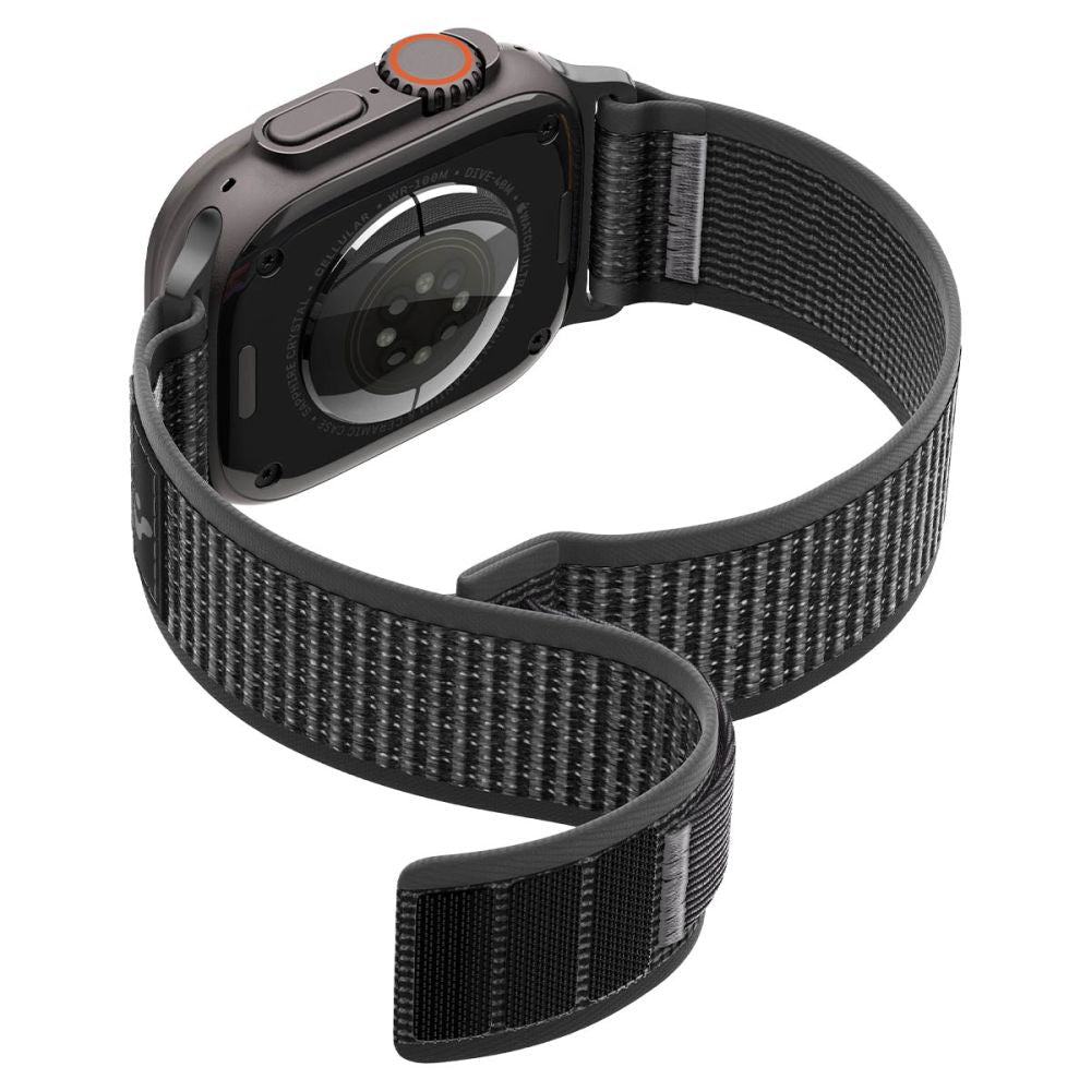 Spigen Λουράκι Apple Watch 8/9/10/11 - SE (1/2/3) - Ultra (1/2/3) – 44/45/46/49mm - Athlex Air 2 - Active Black / Grey