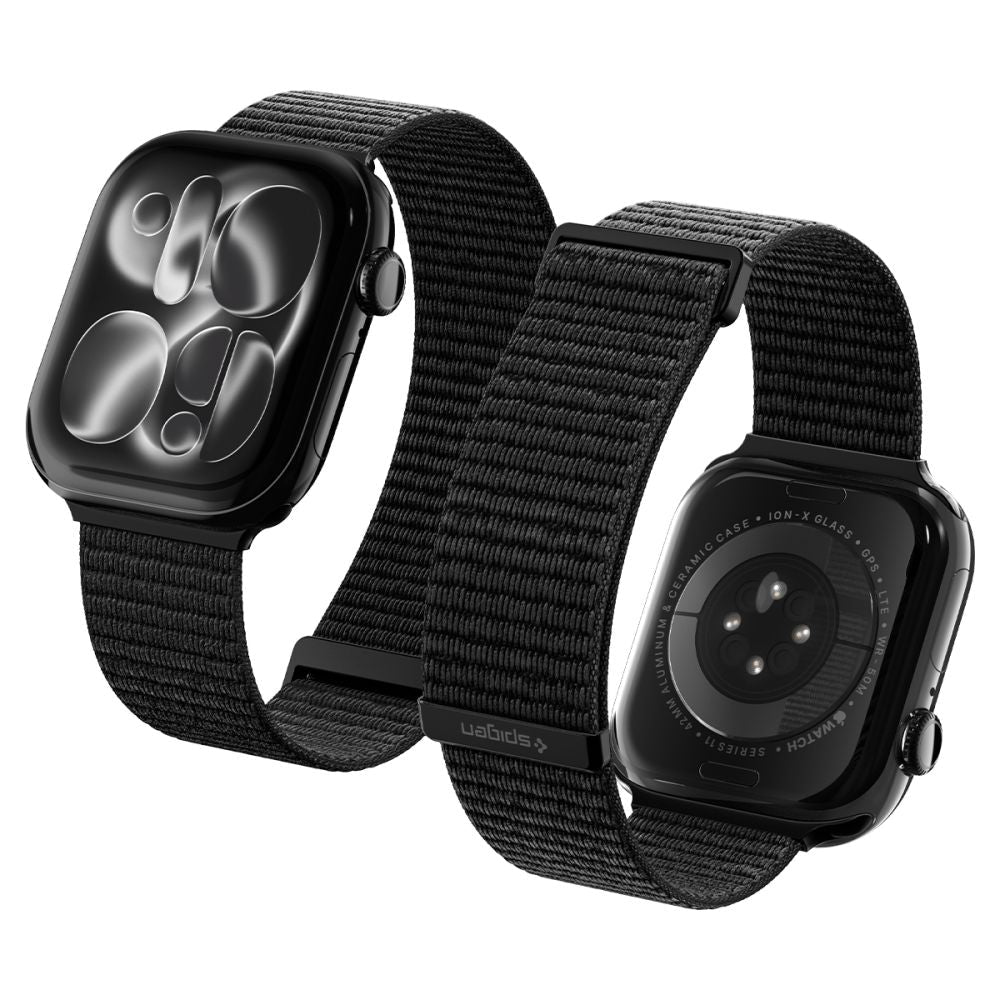 Spigen Λουράκι Apple Watch 8/9/10/11/12 - SE (1/2/3) - Ultra (1/2/3/4) - 44/45/46/49mm - WBF01 - Black