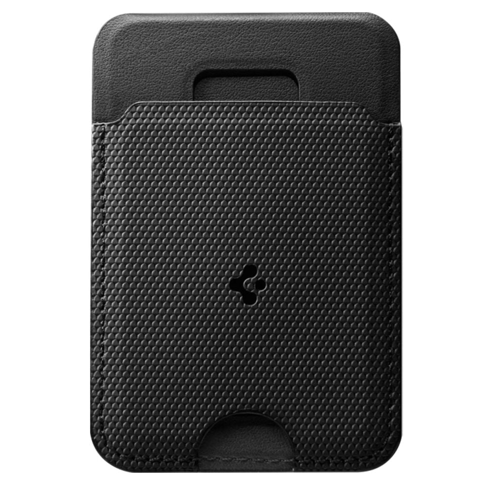 Spigen Μαγνητική Θήκη για Κάρτες και Stand Κινητού από Συνθετικό Δέρμα - S314 - 1 - Black