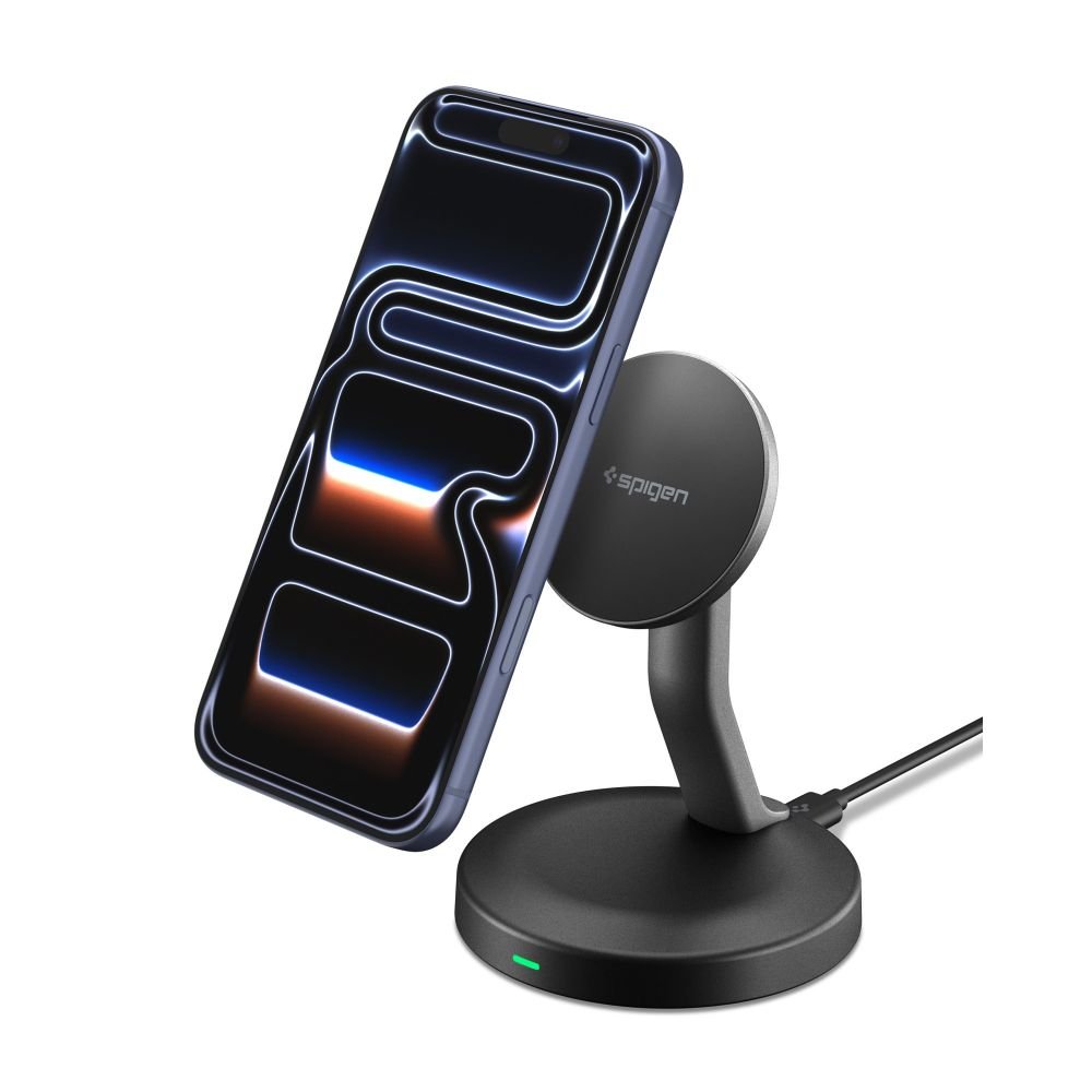Spigen Μαγνητικός Ασύρματος Φορτιστής MagSafe 15W - EF151MS Essential - Black