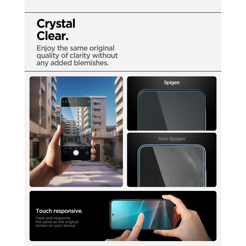 Spigen Samsung Galaxy A36 5G / A37 5G - Αντιχαρακτικό Γυαλί Οθόνης 9H - Glas.TR EZ FIT HD - Clear