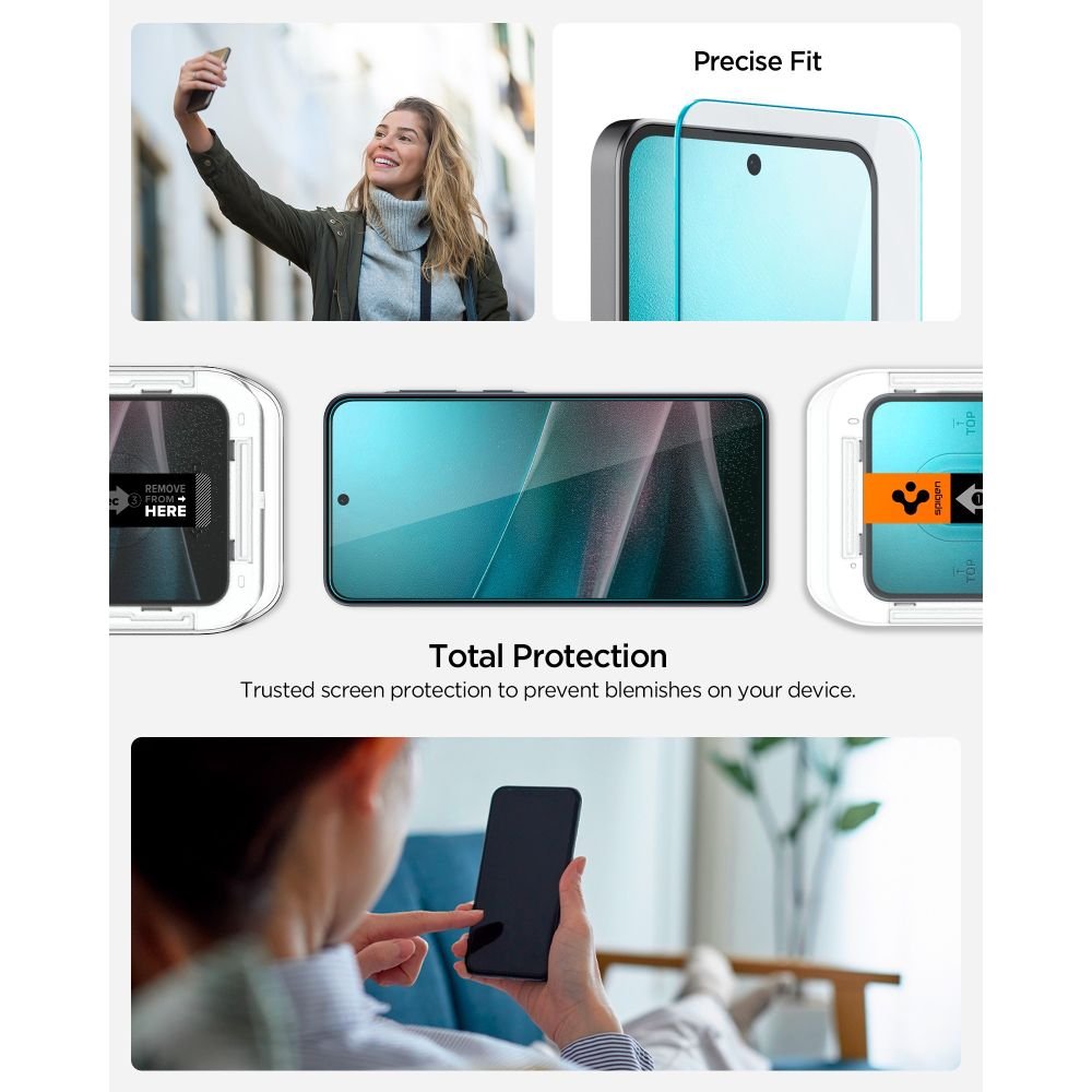 Spigen Samsung Galaxy A36 5G / A37 5G - Αντιχαρακτικό Γυαλί Οθόνης 9H - Glas.TR EZ FIT HD - Clear