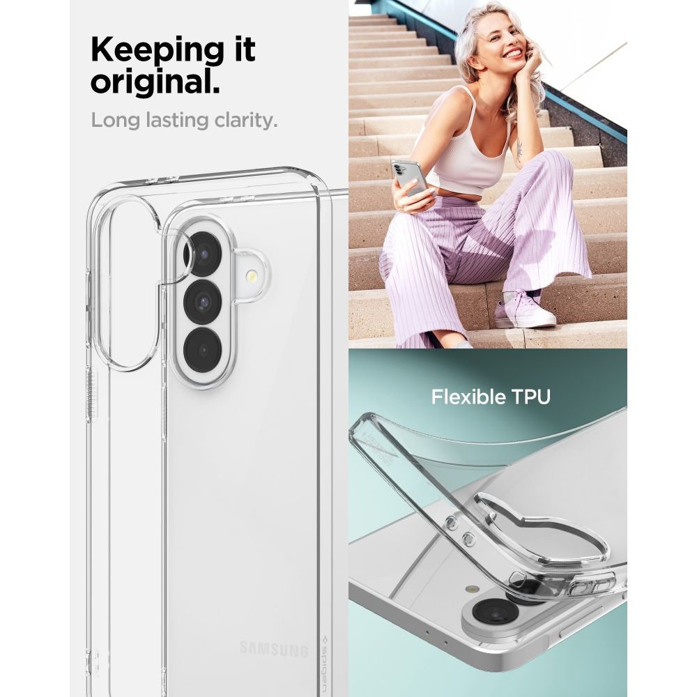 Spigen Samsung Galaxy A37 5G Liquid Crystal Θήκη Σιλικόνης - Crystal Clear