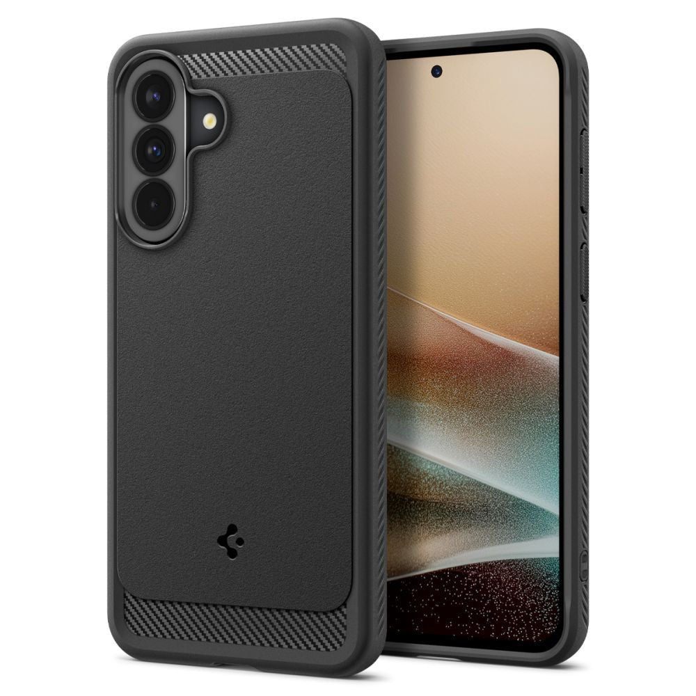 Spigen Samsung Galaxy A37 5G - Θήκη Σιλικόνης TPU - Rugged Armor - Matte Black