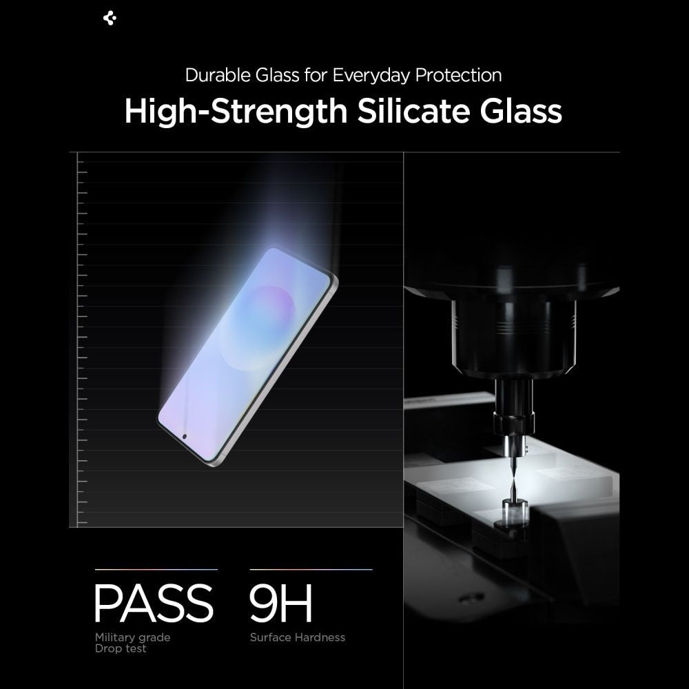 Spigen Samsung Galaxy A57 5G - Case Friendly Αντιχαρακτικό Γυαλί Οθόνης - Glas.tR EZ Fit Pro - 2 Τεμάχια - Διάφανα